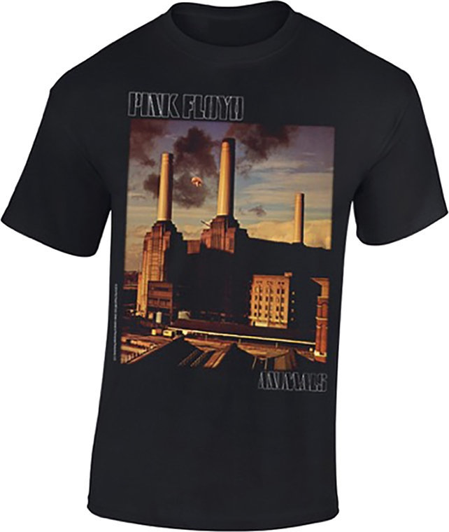 T-Shirt Pink Floyd T-Shirt Animals Male Black S