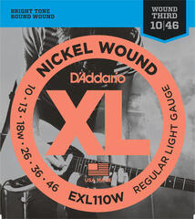 Χορδές για Ηλεκτρική Κιθάρα D'Addario EXL110W Χορδές για Ηλεκτρική Κιθάρα