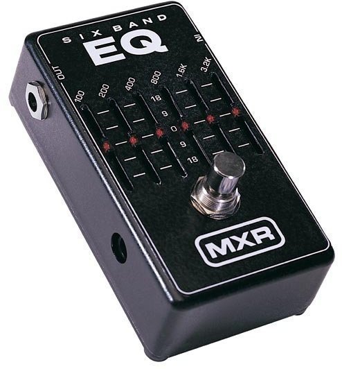 ギター MXR 6-Band Graphic Equalizer MXR M109 6 BAND GRAPHIC EQUALIZER Guitar Pedal Black