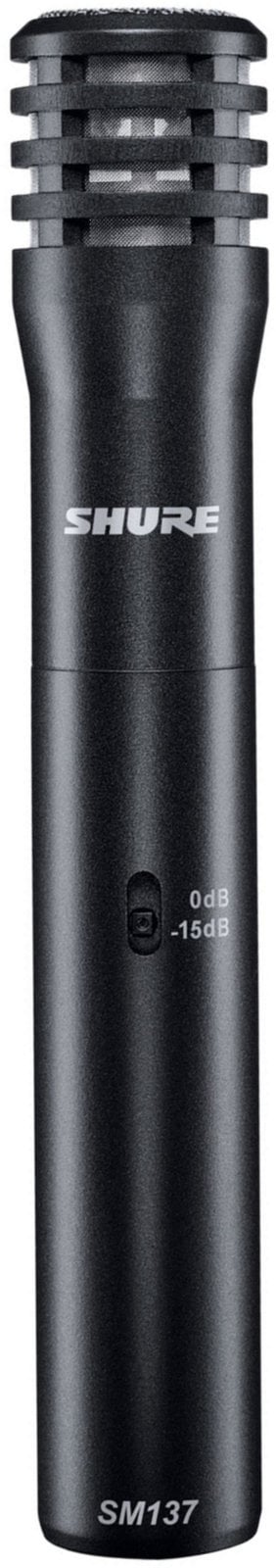 Microphone à condensateur pour instruments Shure SM137-LC Microphone à condensateur pour instruments