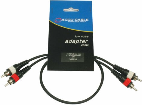 Audio Cable ADJ AC-R/0,5 RCA 50 cm Audio Cable - 1