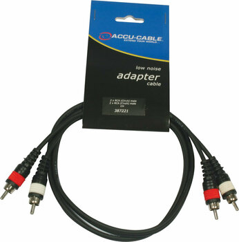 Audio Cable ADJ AC-R/1 RCA 1 m Audio Cable - 1