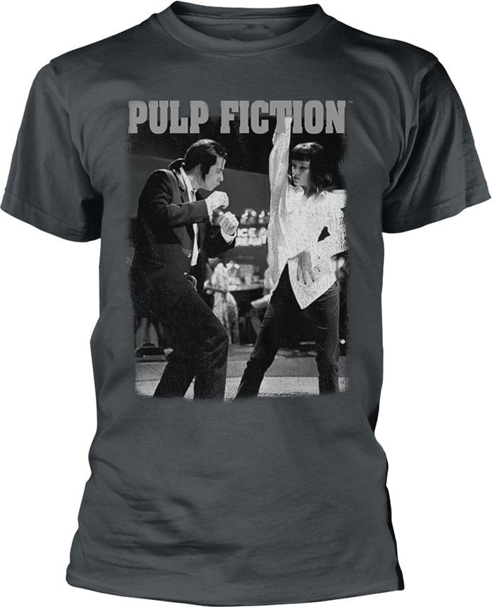 T-Shirt Pulp Fiction Dunkelgrau S Film T-Shirt