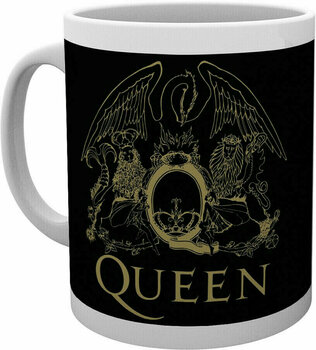 Музиканти в кухнята Queen Crest Чаша Black - 1