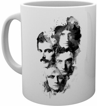 Musiciens dans la cuisine Queen Faces Une tasse White-Black - 1