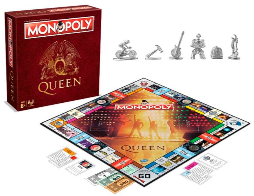 Palapelit ja pelit Queen Monopoly