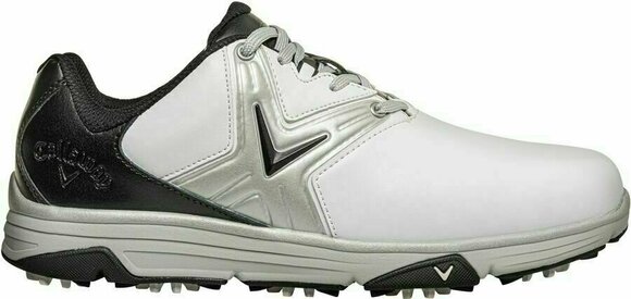 Men's golf shoes Callaway Chev Comfort White-Black 42 - 1