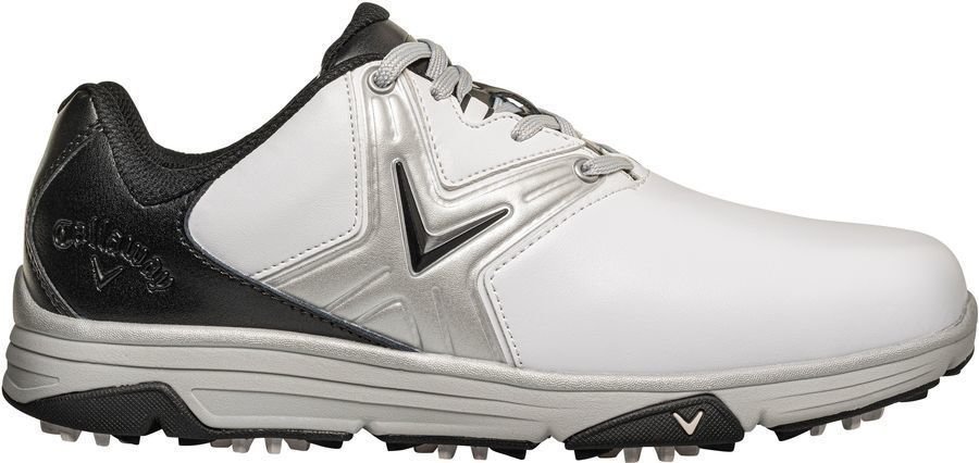 Pánske golfové topánky Callaway Chev Comfort Biela-Čierna 42,5