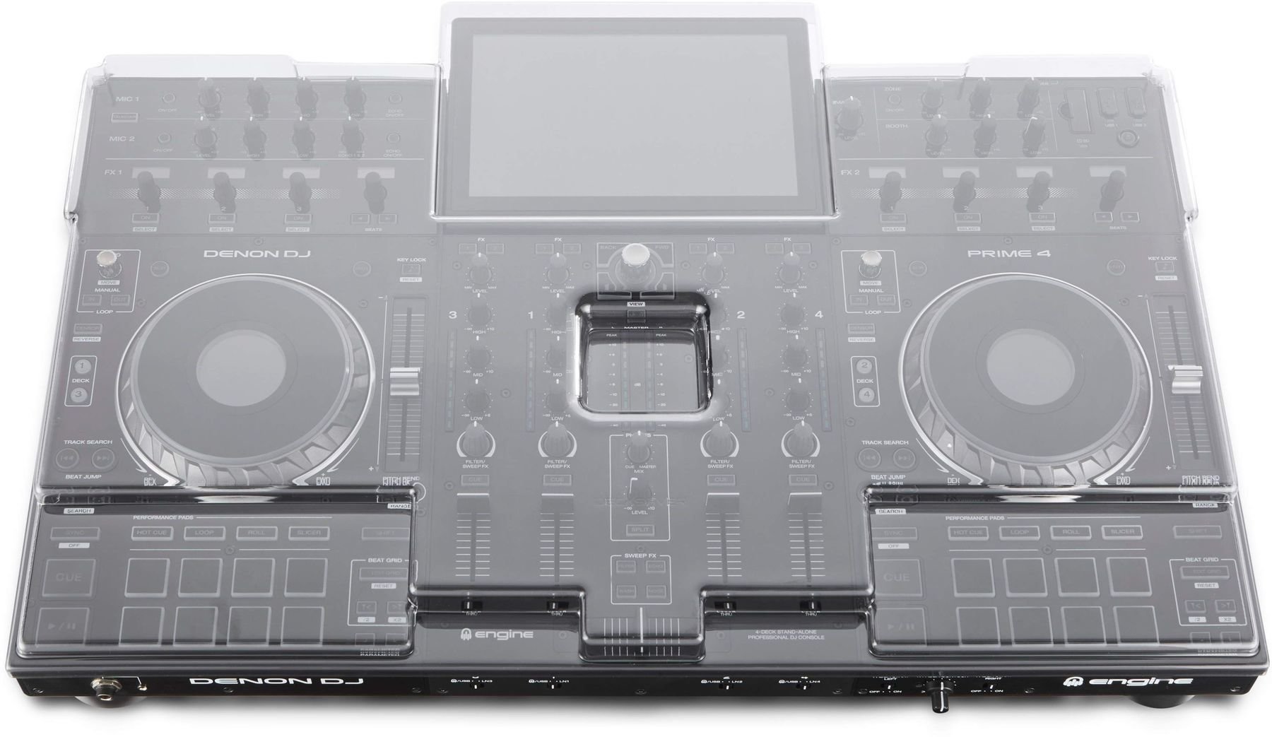 Zaštitini poklopac za DJ kontroler Decksaver Denon Prime 4