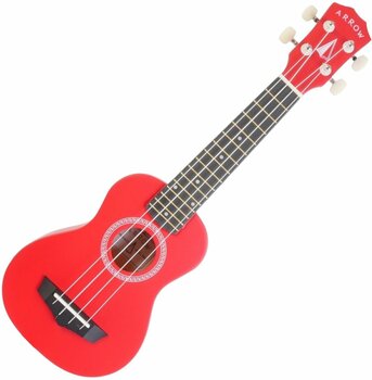 Szoprán ukulele Arrow PB10 S Szoprán ukulele Piros - 1
