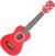 Sopránové ukulele Arrow PB10 S Sopránové ukulele Červená