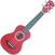 Szoprán ukulele Arrow PB10 S Szoprán ukulele Dark Red