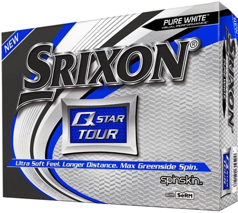 Nova loptica za golf Srixon Q-Star Tour Golf Balls White