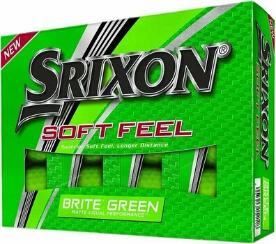 Нова топка за голф Srixon Soft Feel 11 Golf Balls Brite Green - 1