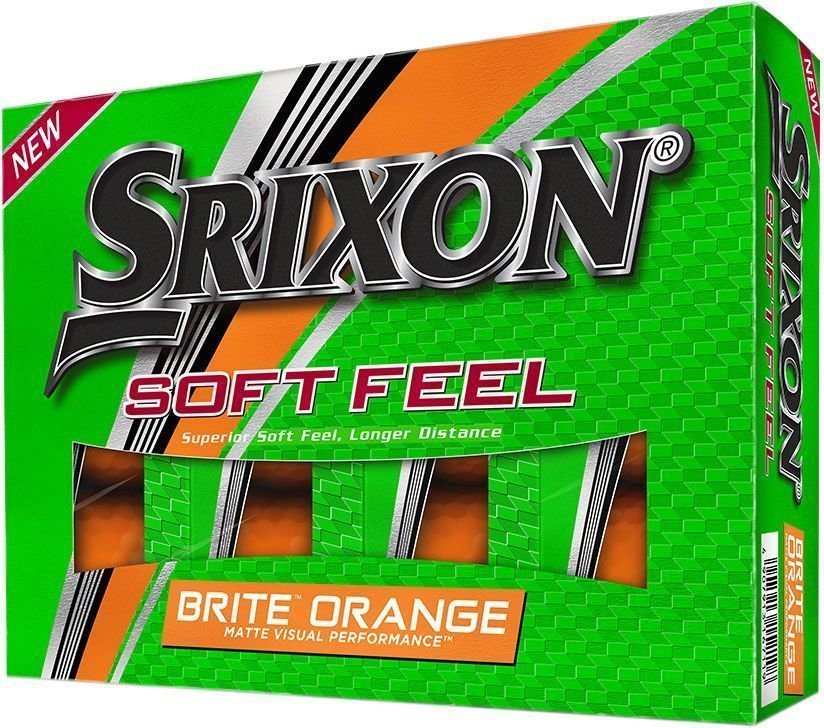 Nova loptica za golf Srixon Soft Feel 11 Golf Balls Brite Orange