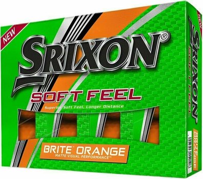 Piłka golfowa Srixon Soft Feel 11 Golf Balls Brite Orange - 1