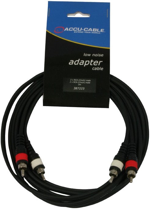 Audio kabel ADJ AC-R/3 RCA 3 m Audio kabel