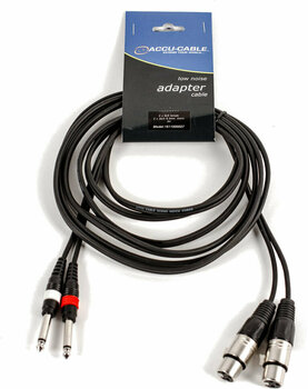 Audio Cable ADJ AC-2XF-2J6M 3 m Audio Cable - 1