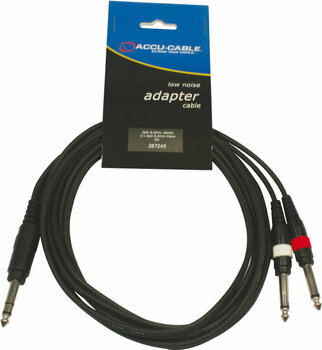 Audio Cable ADJ AC-J6S-2J6M/3 3 m Audio Cable - 1