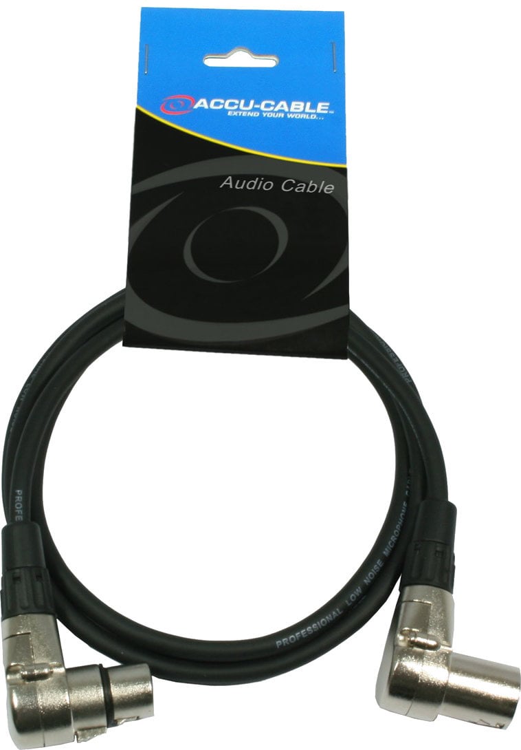 Câble pour microphone ADJ AC-XMXF/ 90° XLR (Audio) 150 cm