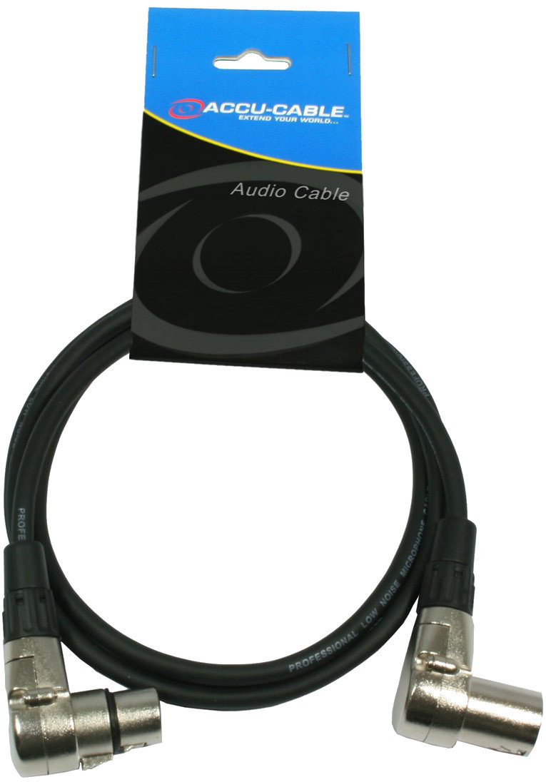 Kabel mikrofonowy ADJ AC-XMXF/3-90 90° XLR Cables 3 m (Audio)