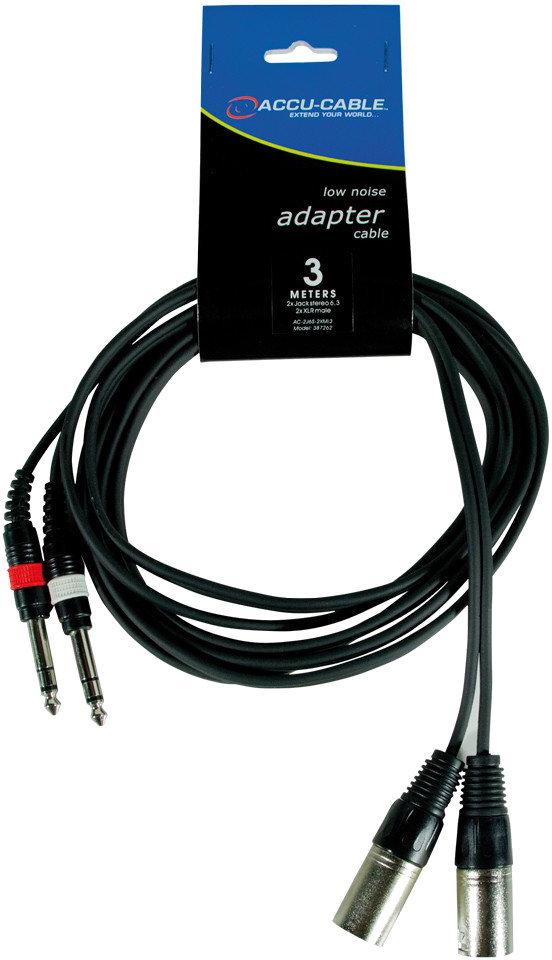 Cable de audio ADJ AC-2J6S-2XM 3 m Cable de audio