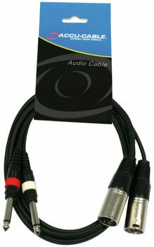Audio kábel ADJ AC-2XM-2J6M 3 m Audio kábel - 1
