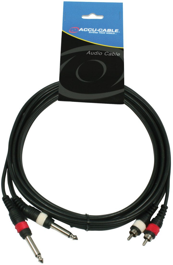 Audio kábel ADJ AC-2R-2J6M 1,5 m Audio kábel