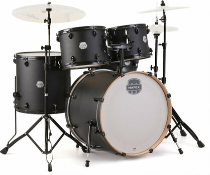 Акустични барабани-комплект Mapex ST5255BIZ Storm Standard Deep Black - 1