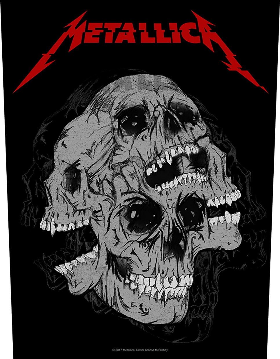 Parche Metallica Skulls Parche