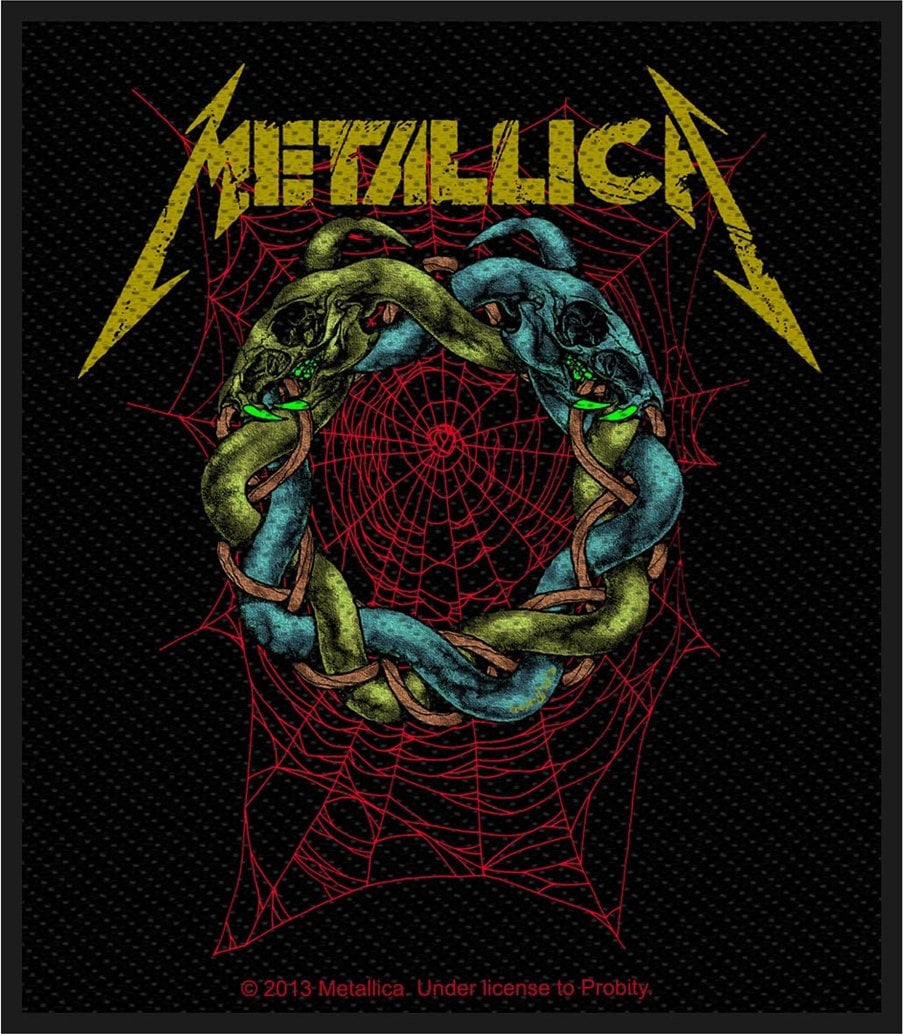 Patch, Sticker, badge Metallica Tangled Web Sew-On Patch