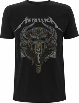 Camiseta de manga corta Metallica Camiseta de manga corta Viking Hombre Black S - 1