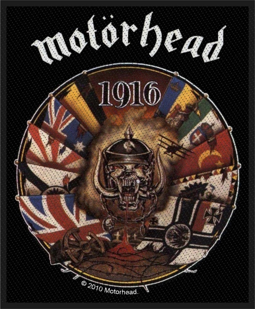 Remendo, autocolante, emblema Motörhead 1916 Patch de costura