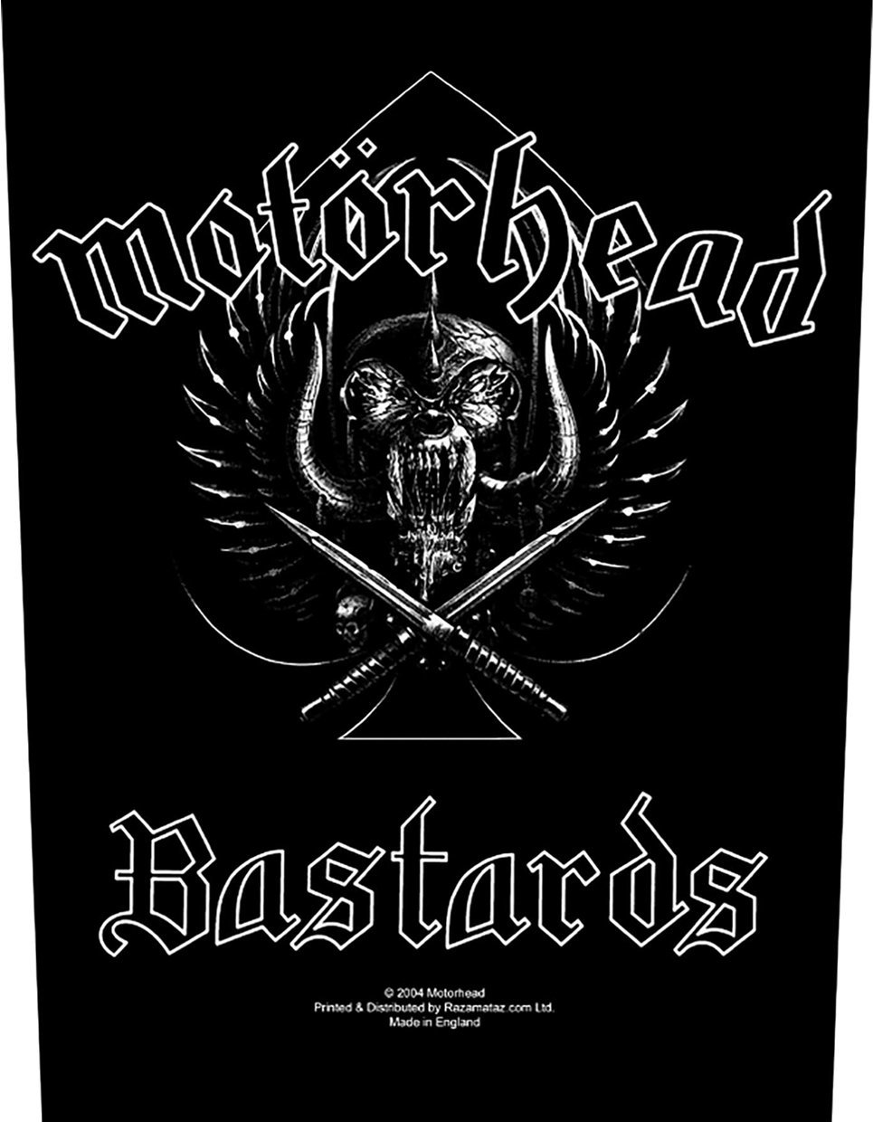 Patch, Sticker, badge Motörhead Bastards Sew-On Patch