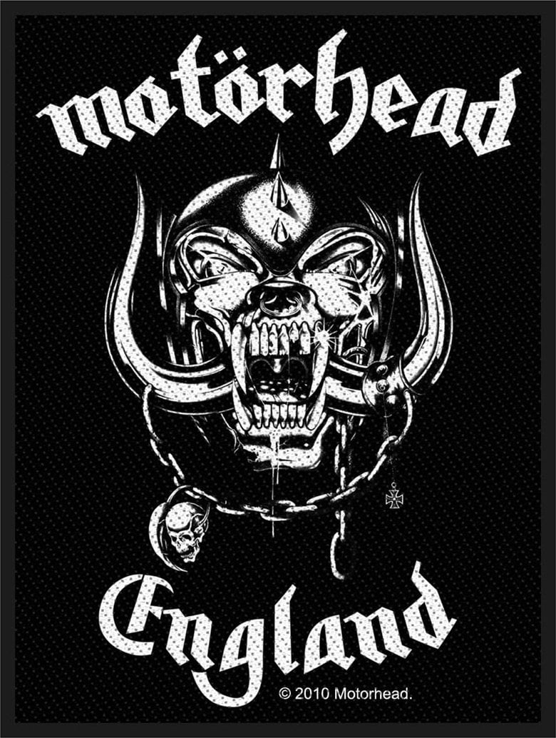 Patch, Sticker, badge Motörhead England Sew-On Patch