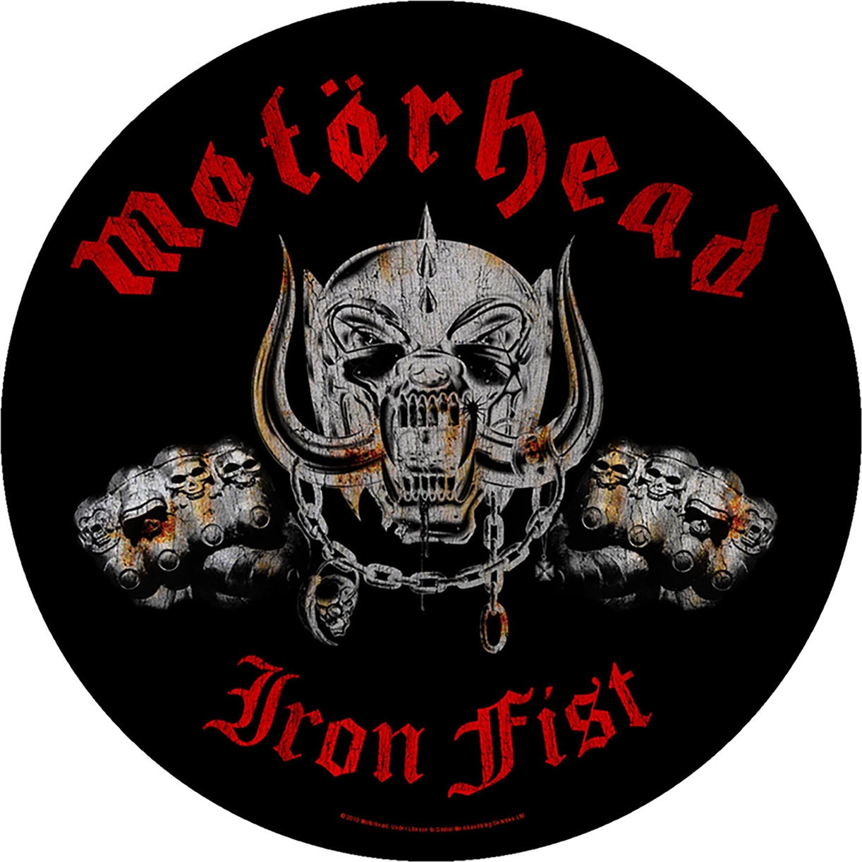 Nalepka, našivek, značka Motörhead Iron Fist Našitek za šivanje