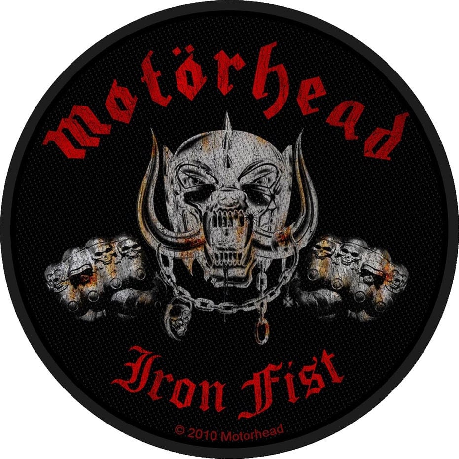 Patch, klistermærke, badge Motörhead Iron Fist / Skull Sy-på patch