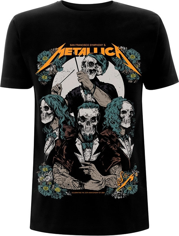 Camiseta de manga corta Metallica Camiseta de manga corta S&M2 After Party Black 2XL