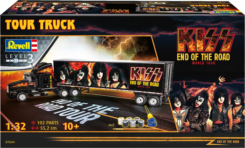 Puzzle a hry Kiss Tour Truck Model Gift Set