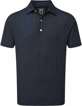 Chemise polo Footjoy Smooth Pique Navy/Iced Berry M - 1