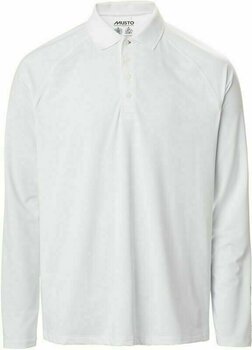 T-Shirt Musto Evolution Sunblock LS Polo 2.0 T-Shirt White S - 1
