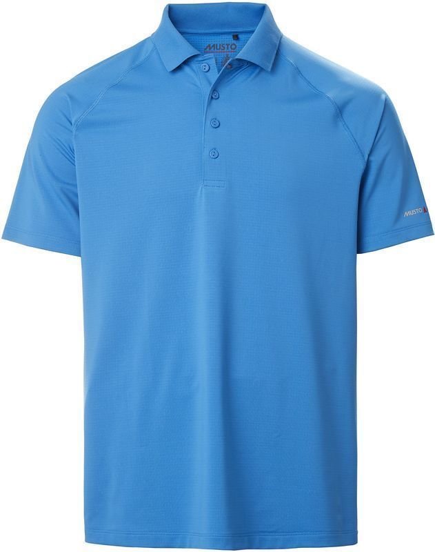 Shirt Musto Evolution Sunblock SS Polo 2.0 Shirt Brilliant Blue XL