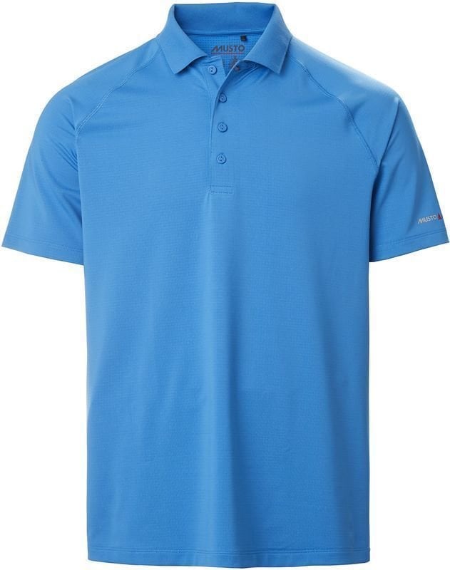 Skjorta Musto Evolution Sunblock SS Polo 2.0 Skjorta Brilliant Blue L