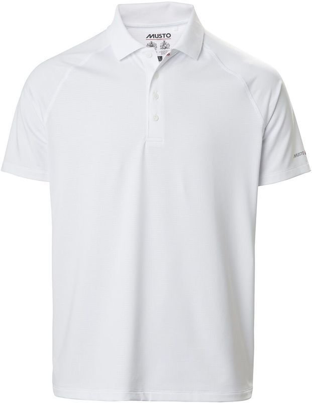 Shirt Musto Evolution Sunblock SS Polo 2.0 Shirt White XL
