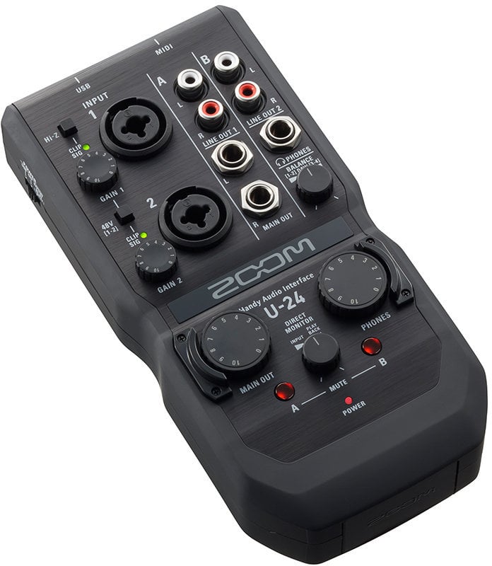 USB-audio-interface - geluidskaart Zoom U-24