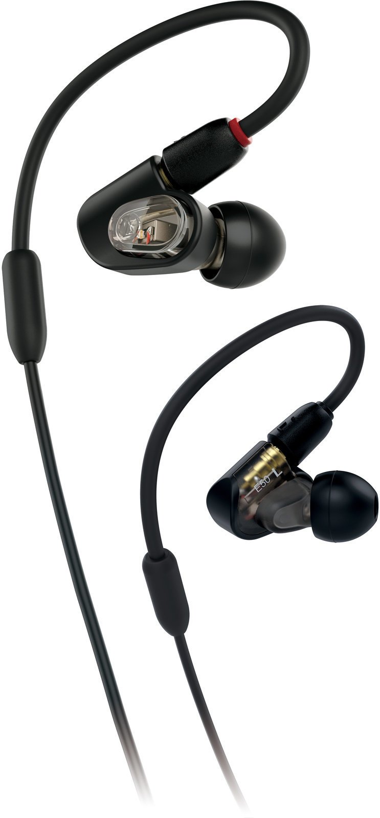Ухото Loop слушалки Audio-Technica ATH-E50 Черeн