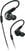 Hörlurar med öronsnäcka Audio-Technica ATH-E40 Svart