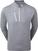 Sudadera con capucha/Suéter Footjoy Heather Pinstripe Chill-Out Mens Sweater Slate/White L