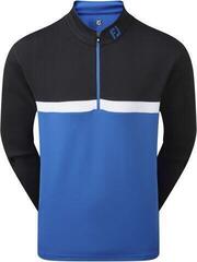 Footjoy Colour Blocked Chillout Mens Sweater Black/Royal/White L