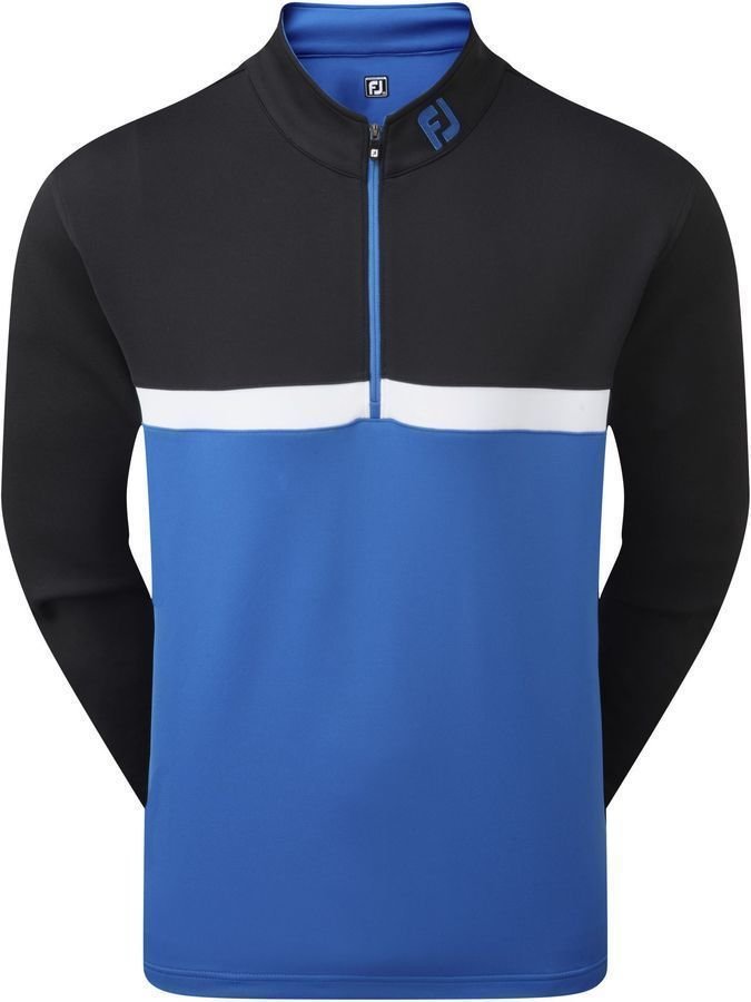 Суичър/Пуловер Footjoy Colour Blocked Chillout Mens Sweater Black/Royal/White XL